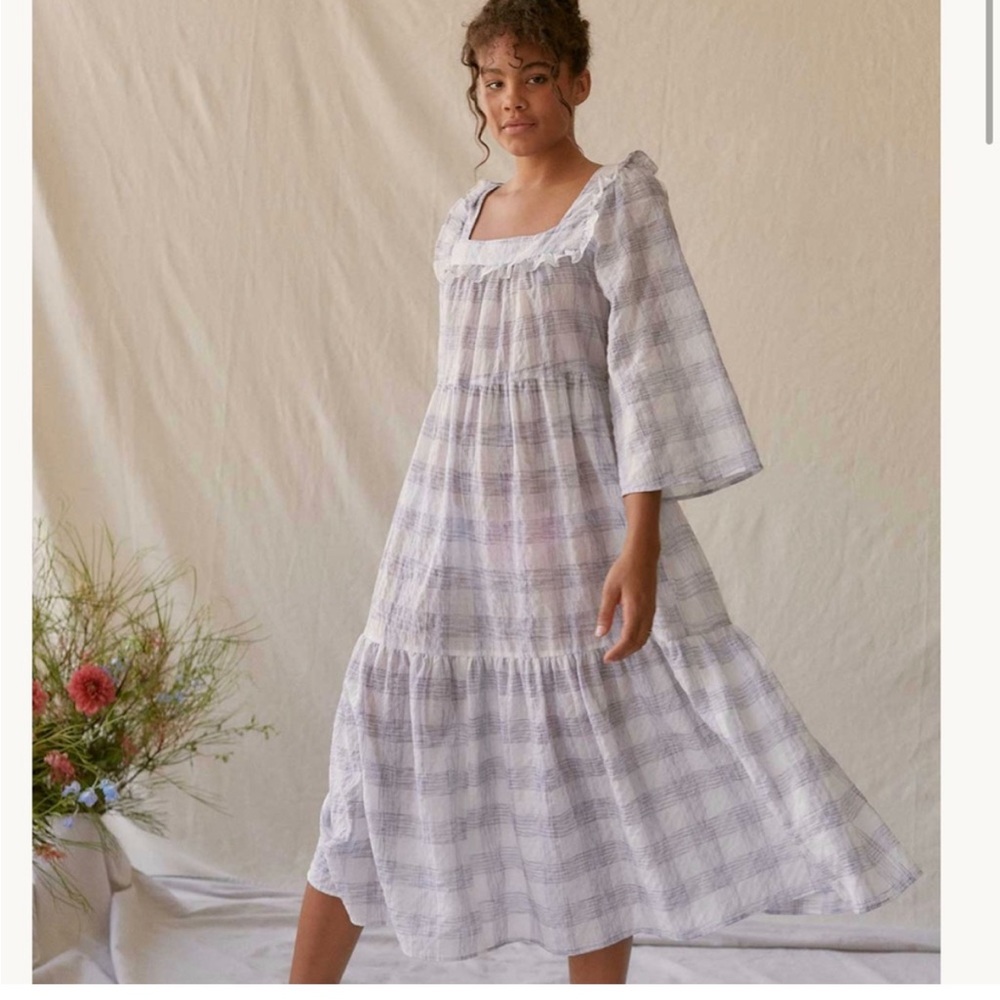 ❌ Sold ❌ Christy Dawn Elodie Dress Size Small Gray Checkered